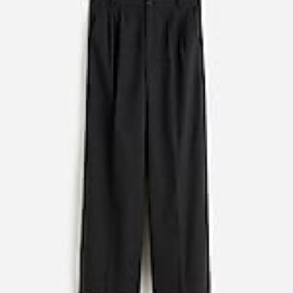 NWT The Harlow Wide-Leg Trouser in Brushed Twill